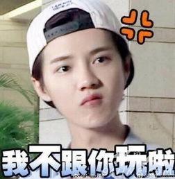 鹿晗表情包图片大全,笑点满满，表情包界的颜值担当